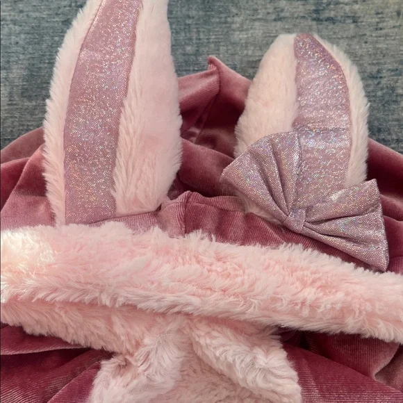 Spirit Pink Plush Bunny Costume for Toddler 5/6 - Picture 4 of 7